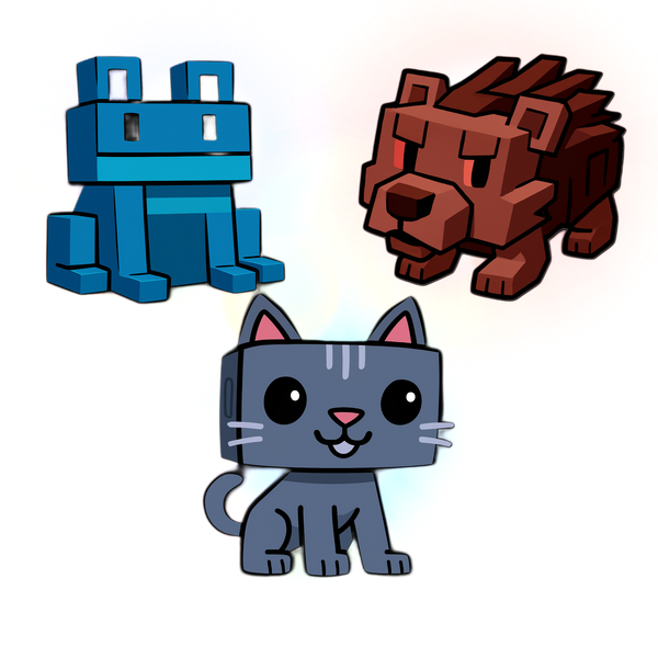 Grow A Garden Big Bloom Bundle with Echo Frog, Moon Cat and Blood hedgehog