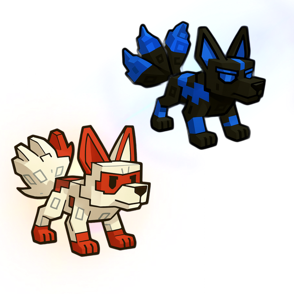 Grow A Garden Kitsune Bundle with Kitsune and Corrupted Kitsune