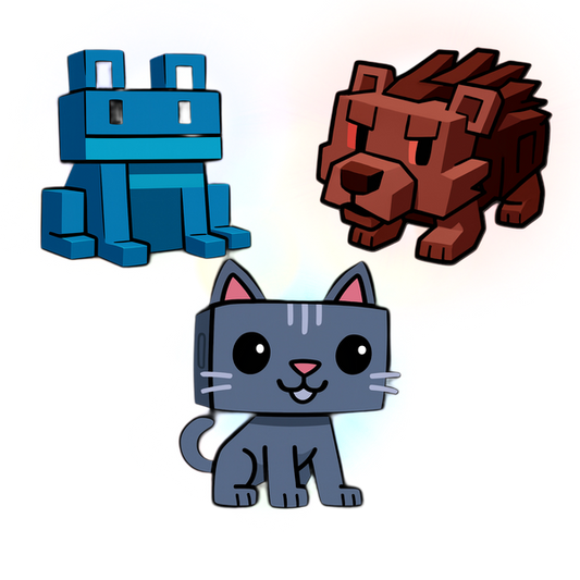 Grow A Garden Big Bloom Bundle with Echo Frog, Moon Cat and Blood hedgehog